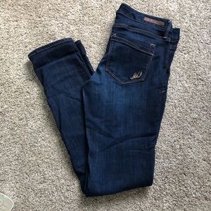 Express jeans in skinny low rise